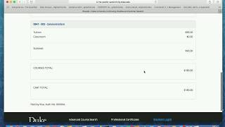 Duke Continuing Studies - OLLI Registration Video Spring 2018