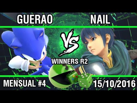 [Smash @ Gambler #4] Guerao (Sonic) vs Nail (Daraen, Marth) Winners R2