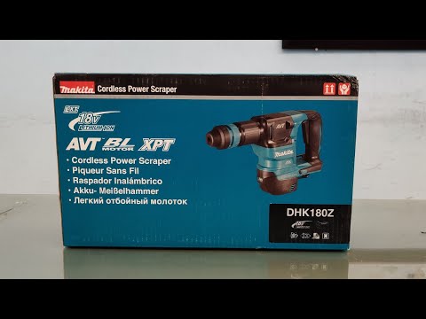 Makita Akumuliatorinis atskėlimo plaktukas DHK180Z, SDS-PLUS, 18V LXT, 3,6kg, 3,1J (be akumuliatoriaus ir įkroviklio) video