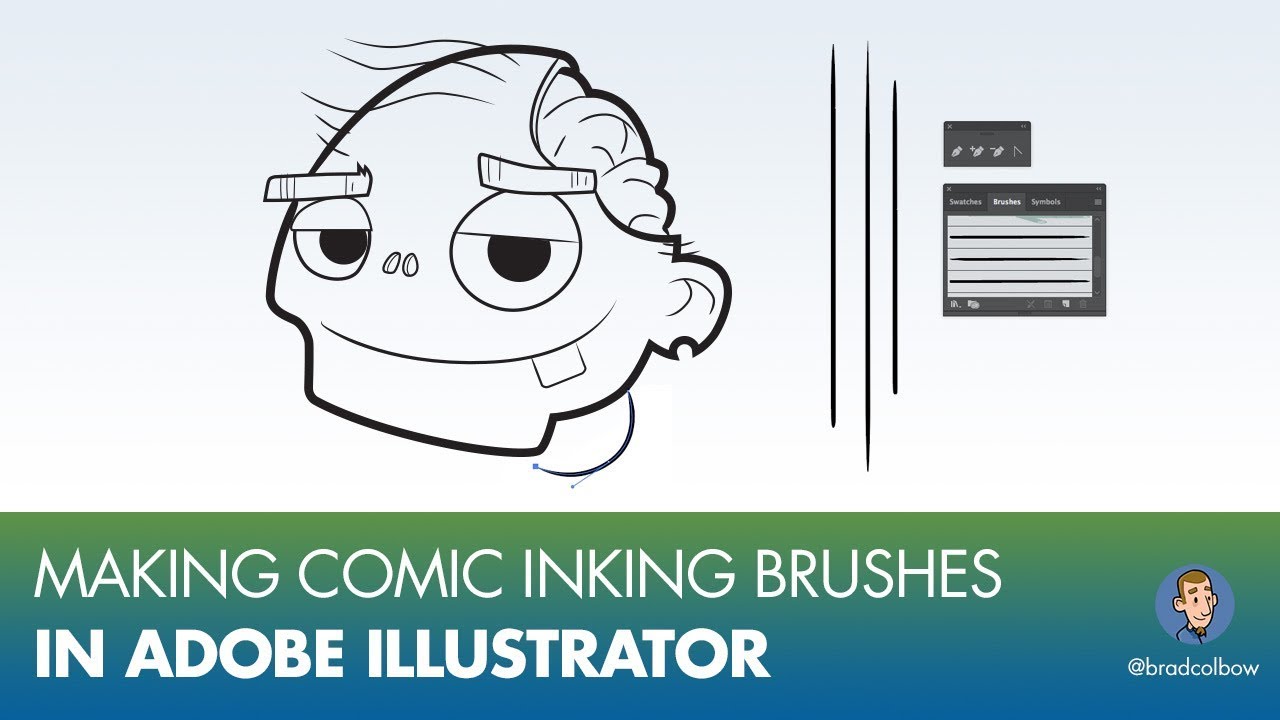 Making Comic Inking Brushes in Adobe Illustrator