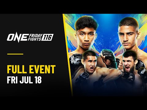 🔴 [Live in HD] ONE Friday Fights 116: Adam vs. Nahyan Mohammed