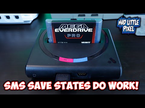 Mega Everdrive Pro Flashcart Sega Master System Save States On The Analogue Mega SG Testing!
