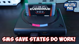 Mega Everdrive Pro Flashcart Sega Master System Save States On The Analogue Mega SG Testing!