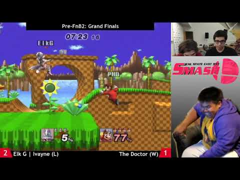 "Pre-FnB2" - Elk G | Ivayne (Wolf) v. The Doctor (Mario) - Grand Finals