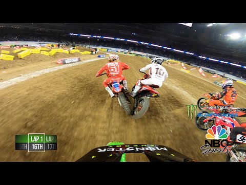 GoPro: Adam Cianciarulo | 2021 Monster Energy Supercross | Houston 1 | 450 Main Event Highlights