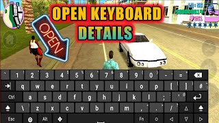 How To Open Keyboard in GTA Vice City Android/Mobi