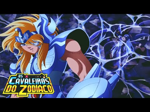 Hyoga de Cisne vs Minos de Griffon - Os Cavaleiros do Zodíaco Alma Dos Soldados