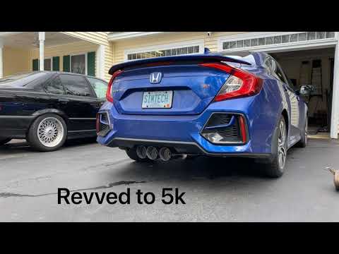 2020 Honda Civic Si with Invidia R400