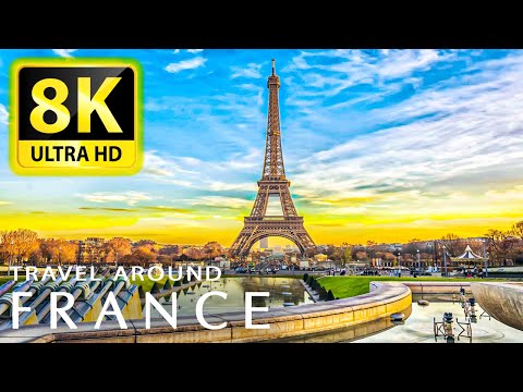 FRANCE 8K • Beautiful Scenery, Relaxing Music & Nature Soundscape in 8K ULTRA HD
