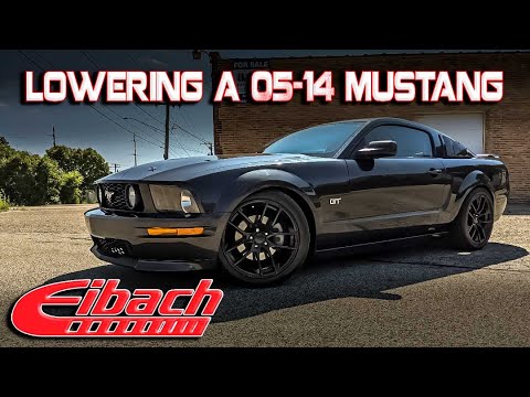 Lowering a 2005-2014 Mustang GT | Eibach Springs | S197