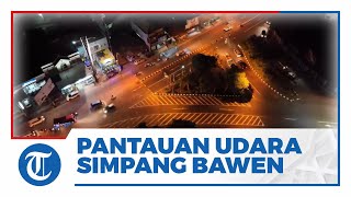 Pantauan via Udara Mudik di Simpang Bawen, Lalu Lintas Lancar seusai Macet Total