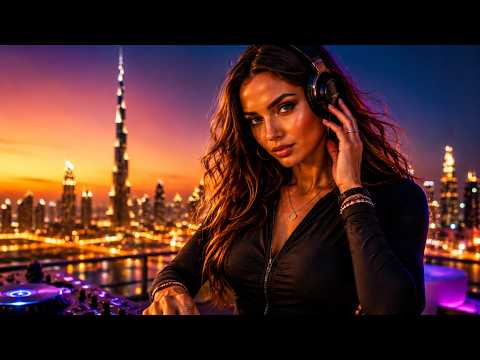 Dubai Skyline Rooftop 🌆 Melodic House & Arabian P