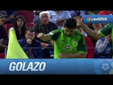 Golazo de Nolito (0-1) en el UD Almería - Celta de Vigo