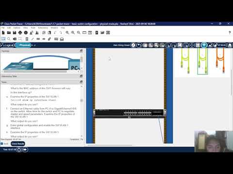 1.1.7 Lab - Basic Switch Configuration