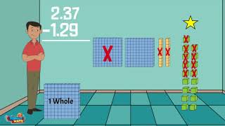 Subtract Decimals Using Models | 5th Grade Math