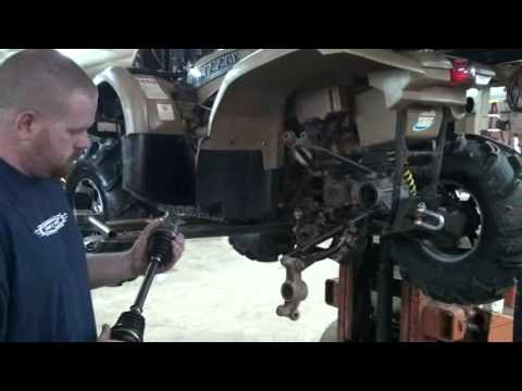 How to install rear Yamaha axle