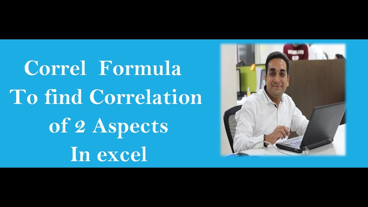 Correl Formula in Excel 2007 Hindi