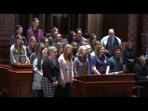 Hashkivenu | Cuyahoga Valley Christian Academy Choir with Zanuck Lindsey & Kimo Hussey - 3/17/2023