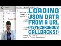 10.4: Loading JSON data from a URL (Asynchronous Callbacks!) - p5.js Tutorial 10.4: Loading JSON data from a URL (Asynchronous Callbacks!) - p5.js Tutorial