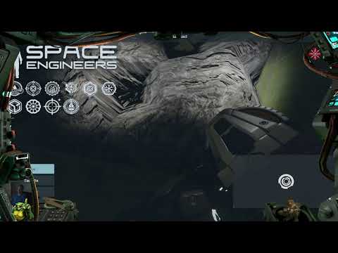 Space Engineers_(LIVE STREAM - (The Lost Colony) - Buried Bunker, taking out sentry gun)