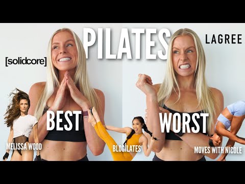 I Test Every Pilates Workout so you Don't Have to *Blogilates Lagree & more*