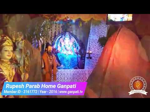 Rupesh Parab Home Ganpati Decoration Video