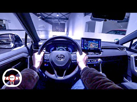2021 Toyota RAV4 2.5 Plug-in Hybrid NIGHT POV DRIVE Onboard (60FPS)