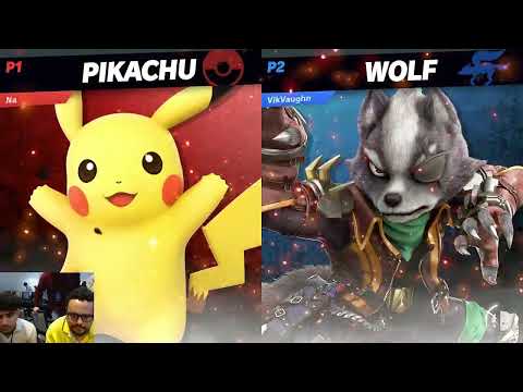 WaveDash 2023 Winners Quater-Final - Shinta (Pikachu) Vs. VikVaughn (Wolf) - SSBU Tournament