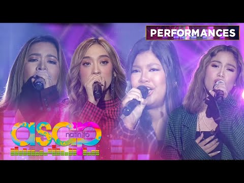 Angeline, Elha, Fana and Lyka Estrella take on the ‘Mahal Pa Rin Kita’ challenge | ASAP Natin 'To
