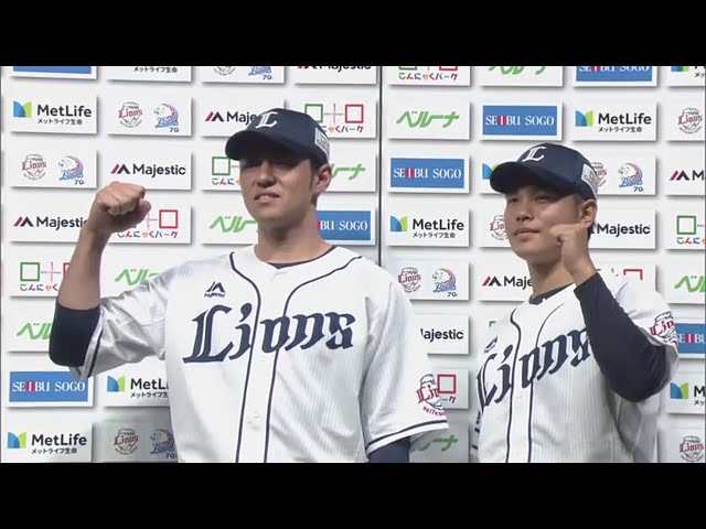 ライオンズ・浜屋投手・木村選手ヒーローインタビュー 10/28 L-E