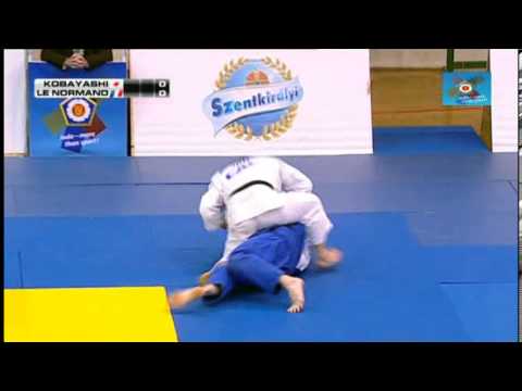 Judo European Open Budapest 2013: KOBAYASHI (JPN) - LE NORMAND (FRA) Semi Final [-100kg]