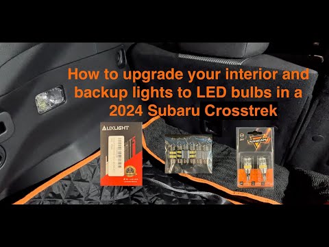2024 Subaru Crosstrek / Impreza Interior LED Light Upgrade