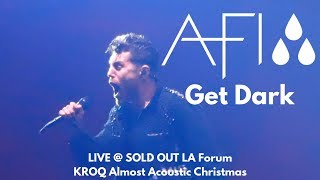 AFI - Get Dark (LIVE Debut) @ KROQ Almost Acoustic Christmas 2018 LA Forum 12/8/18