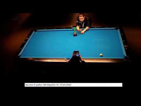 Naisten SM-kilpailu semifinaali ja finaali  (9-pallo) Jyväskylä 15.5.2022