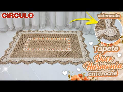 ✨ Impressionante PADRÃO! Tapete Doce Harmonia em Crochê