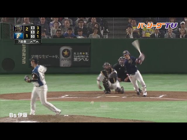 バファローズ・伊藤 粘って粘って...