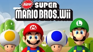 New Super Mario Bros Wii Gameplay - Classic Retro Platforming Fun