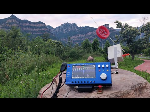 POTA:Wolf DDC/DUC SDR Transceiver on POTA,50W RF Power,Use End_Feed  Antenna,About 10m height