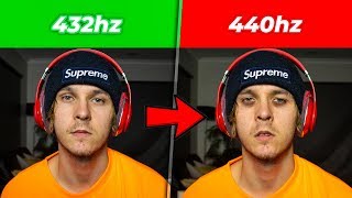 LISTENING TO MUSIC AT 432Hz VS 440Hz (XXXTENTACION SECRET)