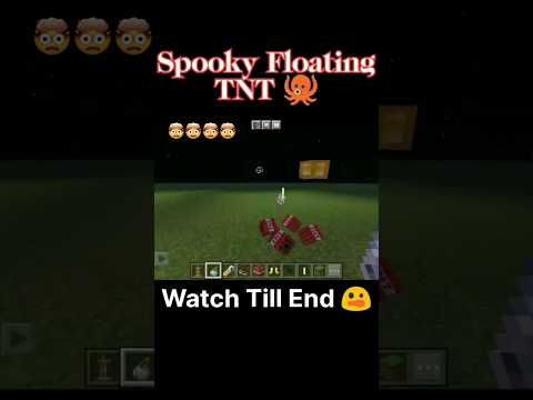 PRINCE JOSHI VINES - Spooky Floating TNT In Minecraft Pocket Edition 1.20 Update 😱🔥 #minecraft #shorts