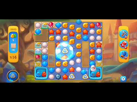 Fishdom 5803 Hard Level - NO 💣🧨💥