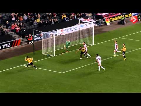 MK Dons 1-2 Blades - Capital One Cup highlights
