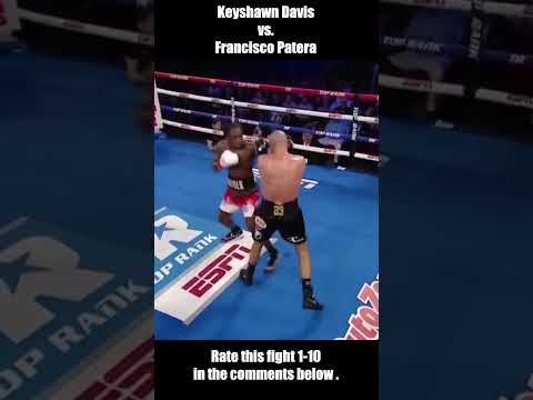 Keyshawn ‘The Businessman’ Davis vs Francisco Patera Highlinghts 😲 #shorts #shortsvideo #highlights