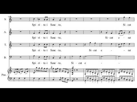 J. C. Bach: Magnificat - 4. Gloria Patri - Jenemann