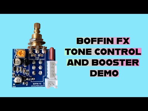Boffin FX Push-Push Onboard Guitar Preamp Booster & Tone Control 20dB 250K Active Upgrade image 9