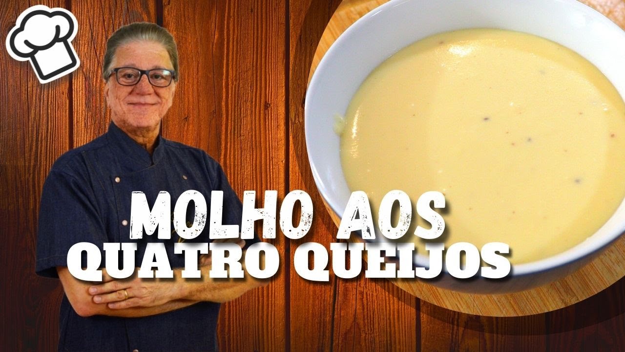 Como fazer um delicioso molho aos quatro queijos | Cozinha básica | Chef Zeca