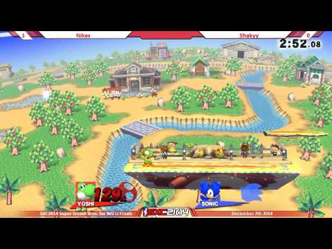 SXC2K14 - SSB 4 Wii U - Nikes (Yoshi) vs Shakyy (Sonic) - Losers Finals