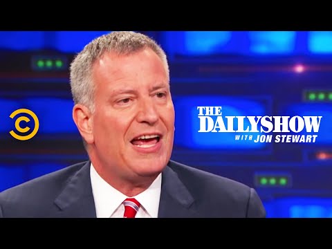 The Daily Show - Exclusive - Bill de Blasio Extended Interview Pt. 2