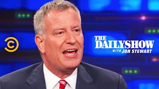 The Daily Show - Exclusive - Bill de Blasio Extended Interview Pt. 2
