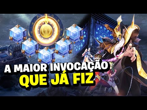 A MAIOR INVOCAÇÃO QUE JÁ FIZ COM GEMAS RA (PEGUEI SS) - Saint Seiya: Awakening